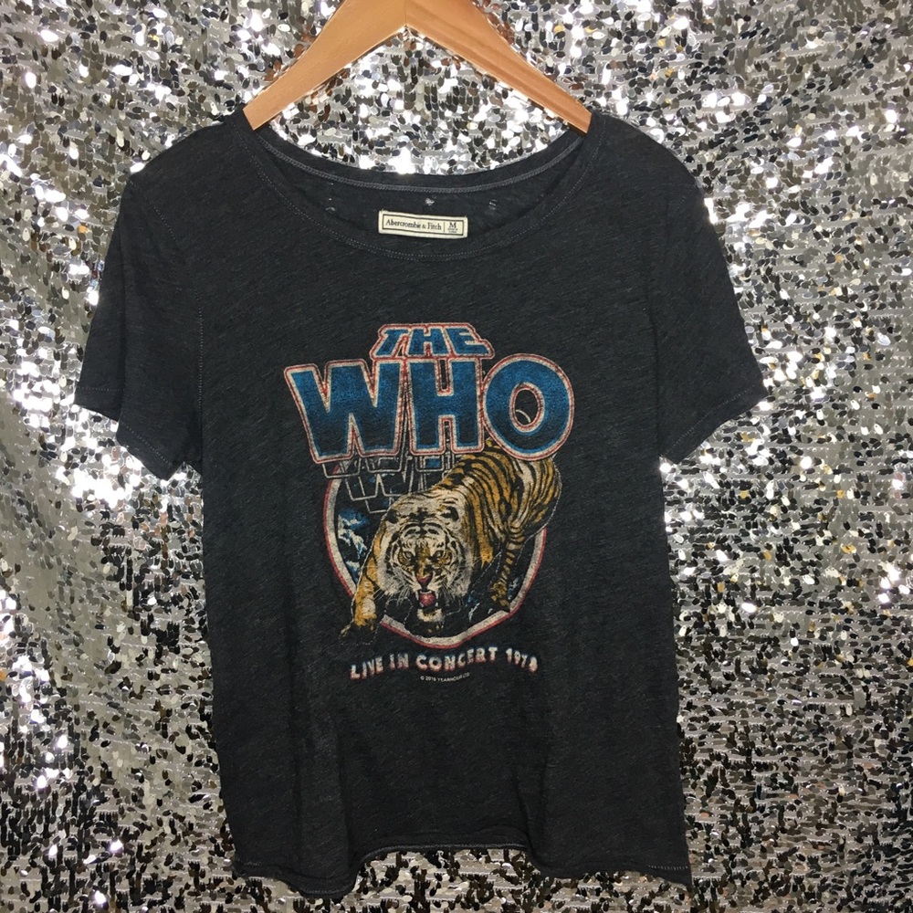 Abercrombie & Fitch The Who Band Graphic Tee